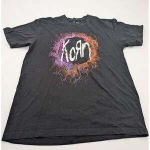 KoRn 2021 North American Tour Double Sided Graphic Shirt Men's Size L‎ Nu Metal